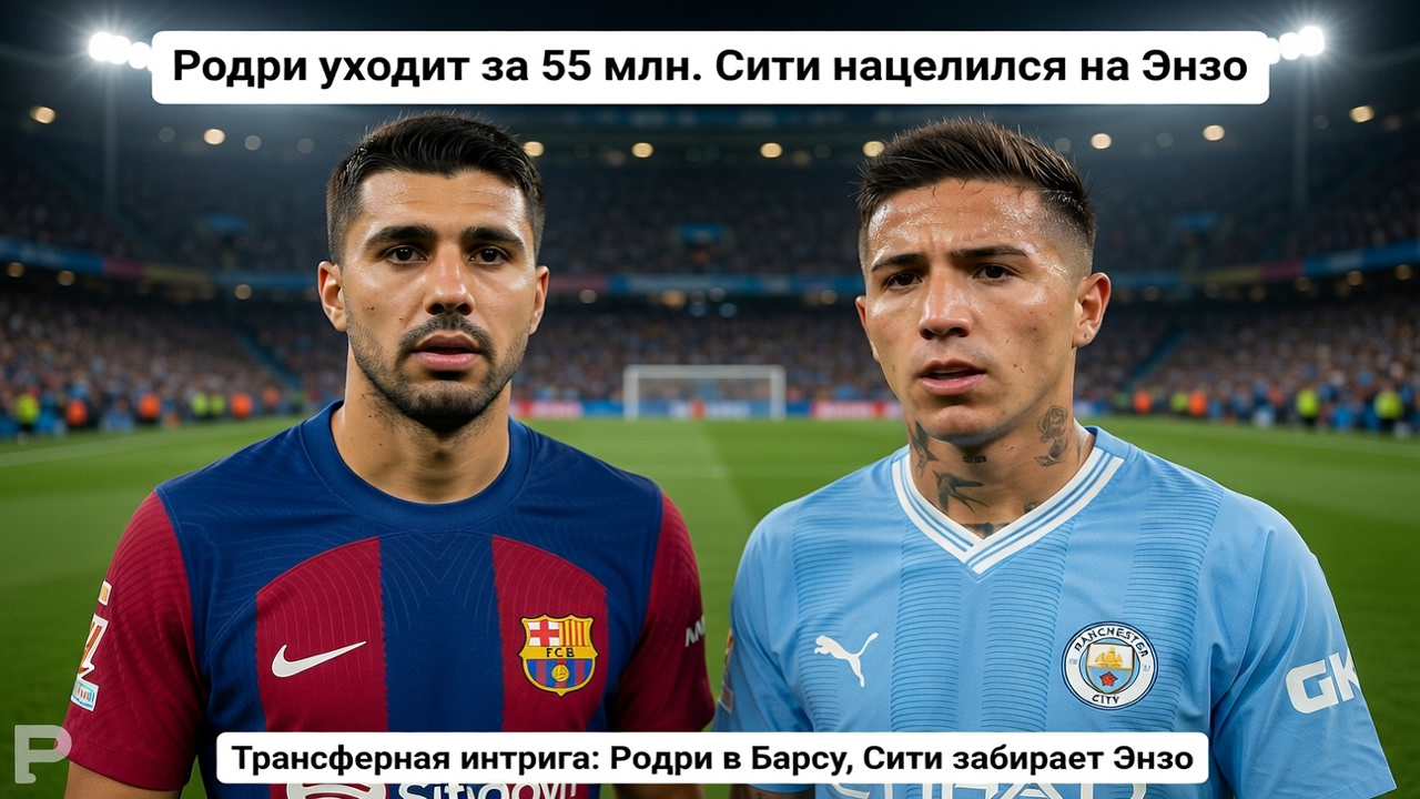 Родри уходит за 55 млн. Сити нацелился на Энцо