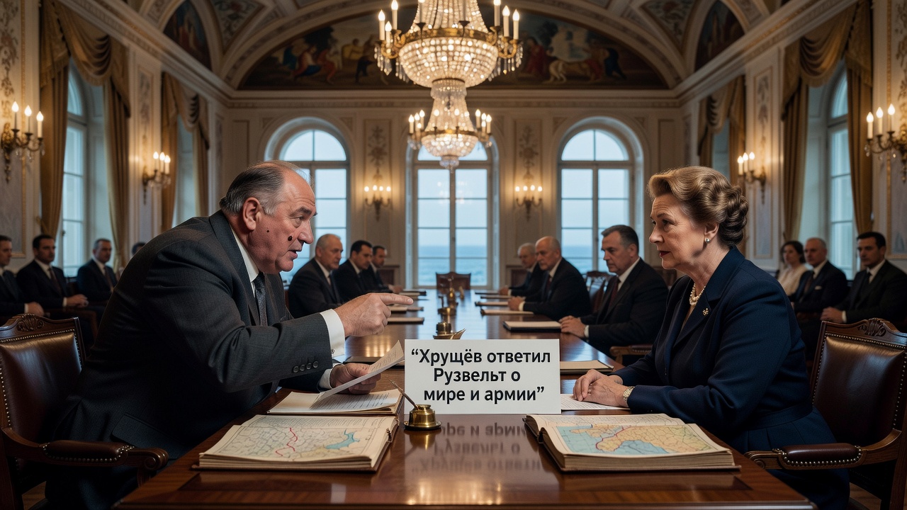 Хрущёв ответил Рузвельт о мире и армии