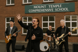 U2 сыграли концерт в школе Дублина спустя 50 лет после основания