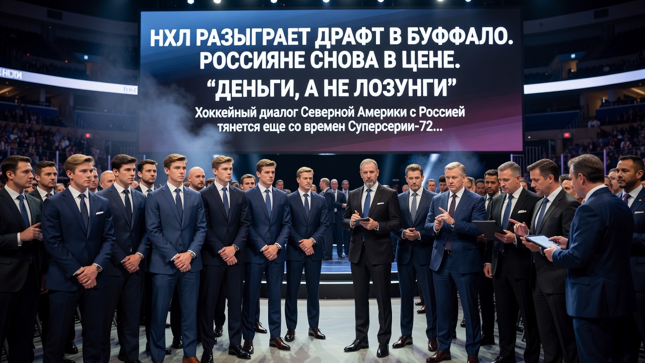 НХЛ разыграет драфт в Буффало. Россияне снова в цене