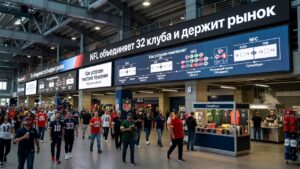 NFL объединяет 32 клуба и держит рынок