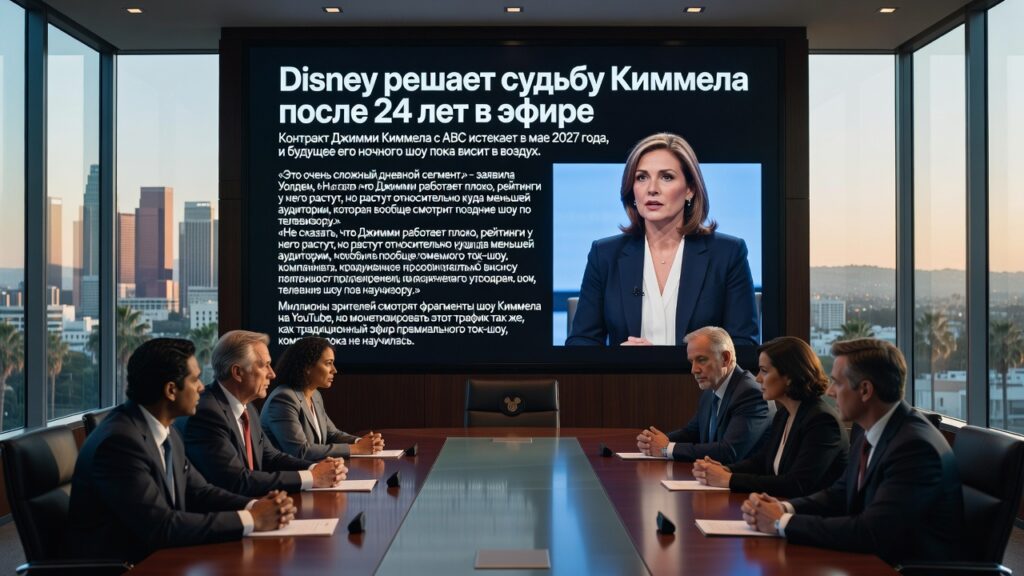 Disney решает судьбу Киммела после 24 лет в эфире