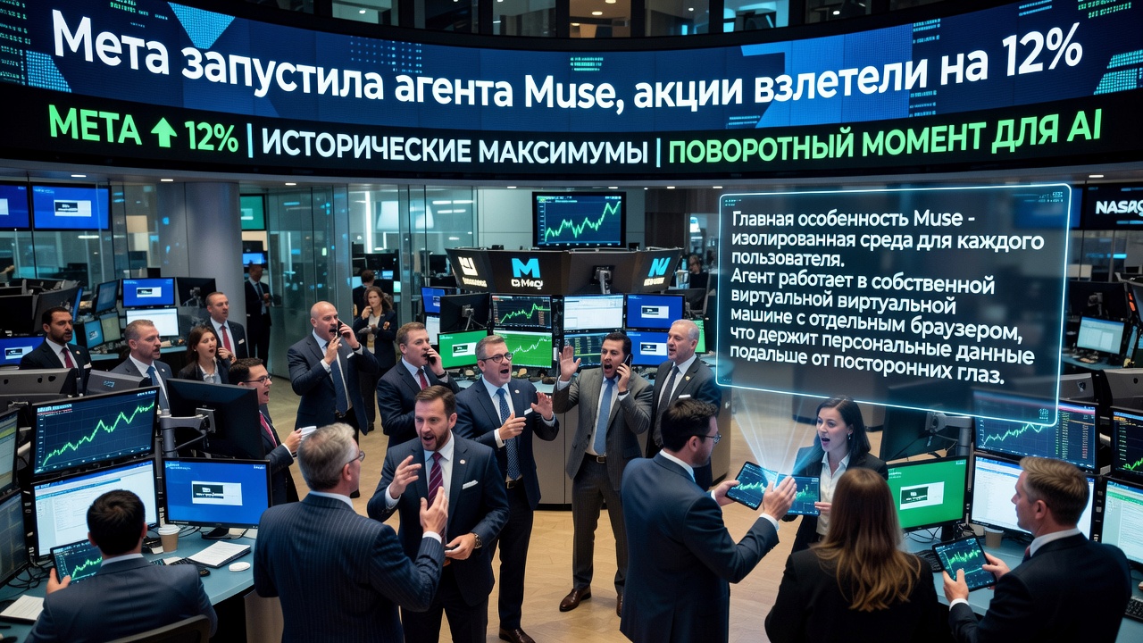 Meta запустила агента Muse, акции взлетели на 12%