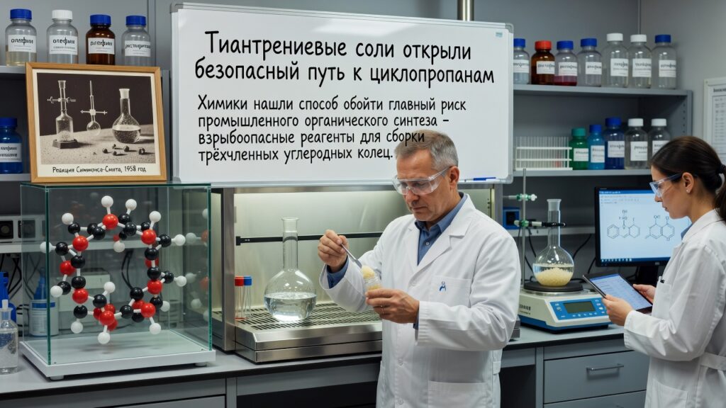 Тиантрениевые соли открыли безопасный путь к циклопропанам