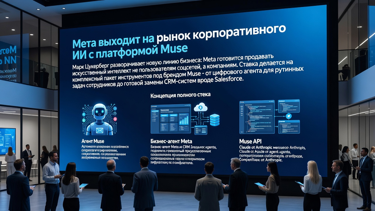 Meta выходит на рынок корпоративного ИИ с платформой Muse