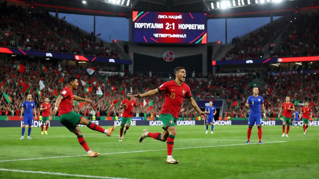 Португалия обыграла Норвегию 2:1 без Роналду