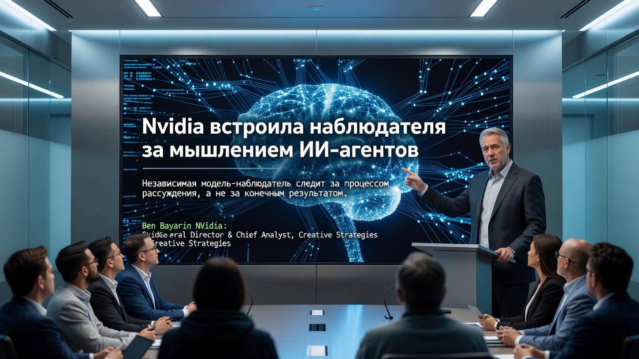 Nvidia встроила наблюдателя за мышлением ИИ-агентов